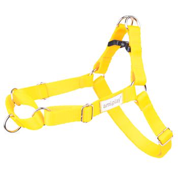 Amiplay Samba Easy Go Polypropylene Harness for Dogs 65-95cm/25mm Yellow