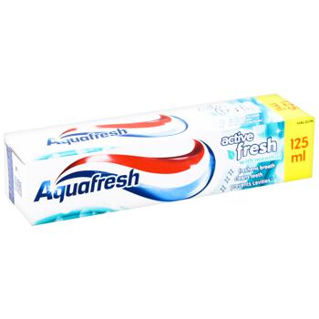 Зубная паста Aquafresh Activ Fresh with Mentol 125мл - купить, цены на Cупермаркет "Харьков" - фото 5