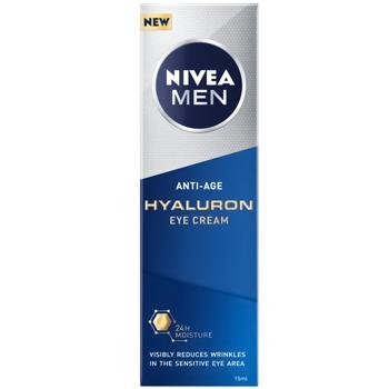 Крем для очей Nivea Men Hyaluron Anti-Wrinkle 15мл - купить, цены на - фото 2