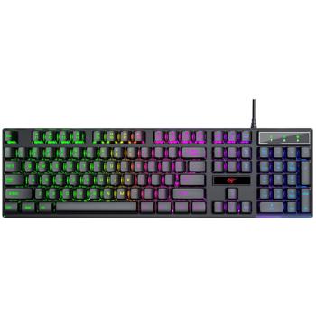 Клавіатура Havit HV-KB101L RGB ігрова  Black - купити, ціни на Auchan - фото 1