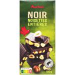 Auchan Dark Chocolate with Whole Hazelnuts 180g
