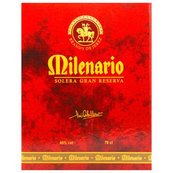 Бренді Milenario Solera Gran Reserva 40% 0,7л - купити, ціни на WINETIME - фото 4