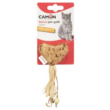 Camon Heart with Rattle and Catnip Cats Toy