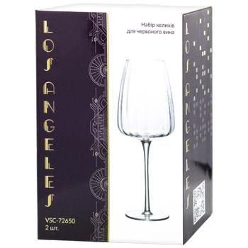 Glass for wine 2pcs 650ml China - buy, prices for Auchan - photo 1