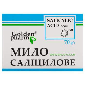 Мило тверде Golden Pharm Саліцилове 70г - купити, ціни на - фото 2