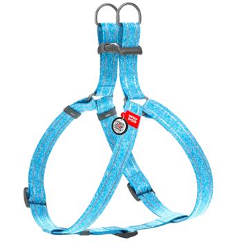 Шлея для cобак COLLAR WOUDOG Світловідбиваюча S - блакитний - купити, ціни на MasterZoo - фото 1