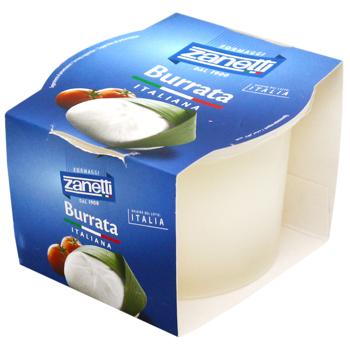 Zanetti Burrata Cheese 50% 150g - buy, prices for ULTRAMARKET - photo 1