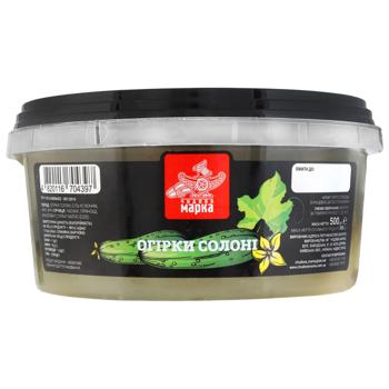 Огірки Чудова Марка солоні 500г - купити, ціни на Епіцентр FOOD - фото 2