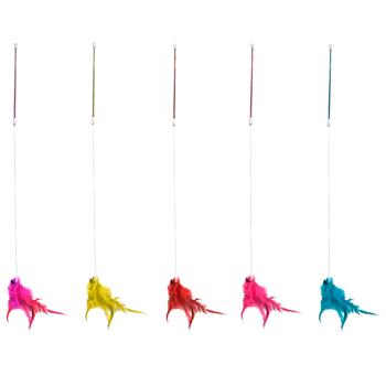 Pet Fun Feather-Teasing Fishing Rod Toy for Cats 59cm color in assortment - buy, prices for MasterZoo - photo 1