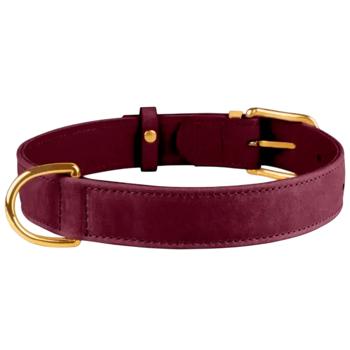 Barksi BronzeDog Crazy шкіряний нашийник для собак XXS - бордовий - купить, цены на MasterZoo - фото 5