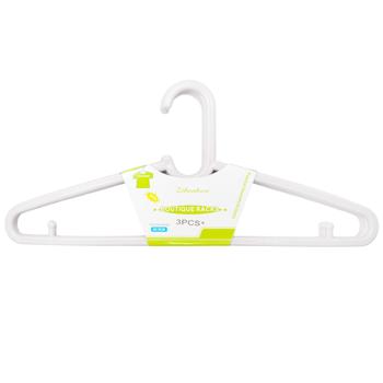 Набір вішалок пластикових 3шт 42,5см 8624-34772 - купити, ціни на КОСМОС - фото 1