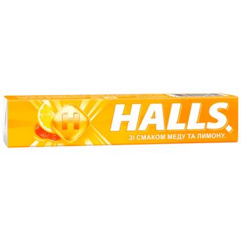 Halls Honey and Lemon Flavored Lollipops 25.2g - buy, prices for COSMOS - photo 1