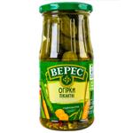 Огурцы Верес пикантные маринованные 435г