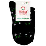 Nova Liniya Kittens Kid's Black Socks s.18-20/22-24