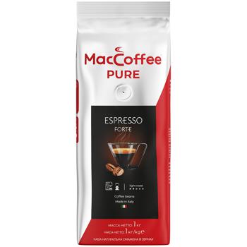 Кава MacCoffee Pure Espresso Forte в зернах 1кг - купити, ціни на Auchan - фото 1