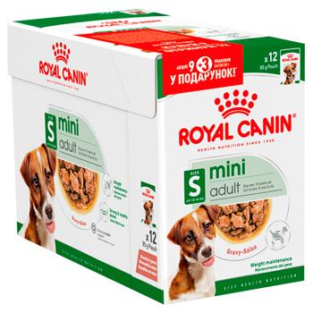 Корм вологий Royal Canin Adult з домашньою птицею для собак малих порід 9+3шт*85г - купити, ціни на MasterZoo - фото 1