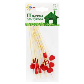 TSM Natural Twisted Wooden Skewer 12cm 12pcs - buy, prices for Chudo Market - photo 2