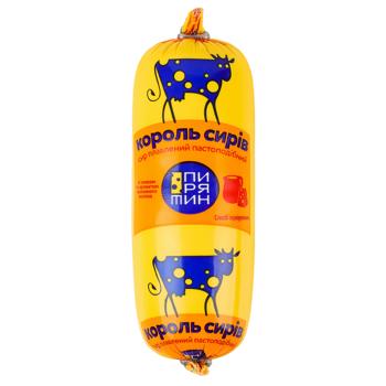 Pyriatyn Korol Syriv Pasty Processed Cheese with Taste and Aroma of Baked Milk 50% 180g - buy, prices for EKO Market - photo 1