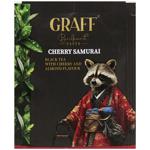 Чай чорний Graff Cherry Samurai з ароматом вишні та мигдалю 1,5г