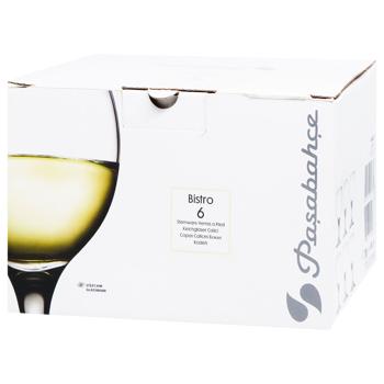 Pasabahce Bistro Wine Glasses 6x175ml - buy, prices for Auchan - photo 1