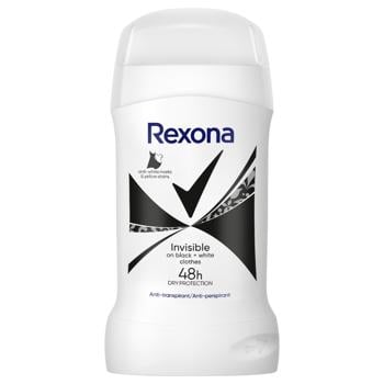 Дезодорант твердий Rexona Невидимий на чорному та білому 40мл - купити, ціни на Восторг - фото 5