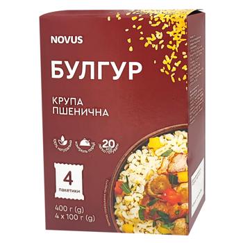 Булгур Novus 4х100г - купити, ціни на NOVUS - фото 1