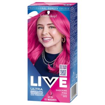 Краска для волос Live Ultra Brights 093 Шокирующий розовый - купить, цены на Cупермаркет "Харьков" - фото 3