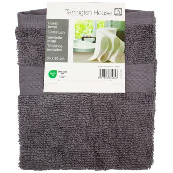 Рушник Tarrington House сірий 30x50см