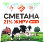 Сметана Эко Маркет 21% 350г