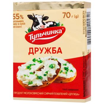 Tulchynka Druzhba Processed Cheese Product 55% 90g - buy, prices for Chudo Market - photo 2