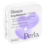 Дієтична добавка PERLA HELSA м'ятні смужки з мелатоніном 1мг