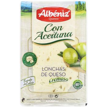 Сир Albeniz з оливками 45% 60г