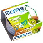 Корм вологий Monge Fruits з тунцем та ківі для котів 80г