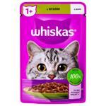 Корм вологий Whiskas з ягням для котів 85г