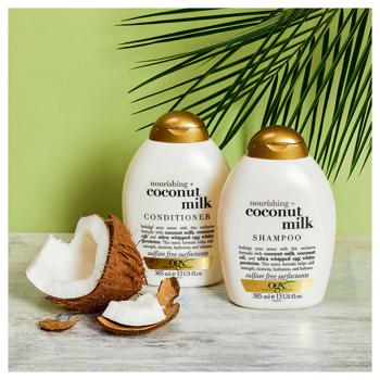 Кондиціонер для волосся Ogx® Coconut Milk Живильний з кокосовим молоком 385мл - купити, ціни на МегаМаркет - фото 8