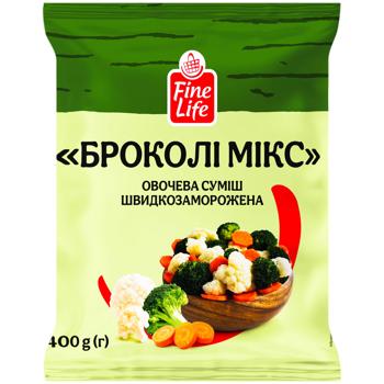 Овочева суміш Fine Life Броколі мікс швидкозаморожена 400г - купити, ціни на - фото 2