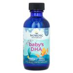 Рыбий жир и витамин Д3 для детей Nordic Naturals Baby's DHA 60мл