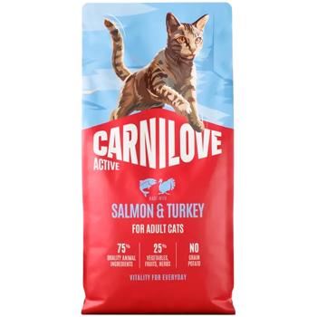 Корм сухий Carnilove Active з лососем та індичкою для котів 6кг - купити, ціни на MasterZoo - фото 1
