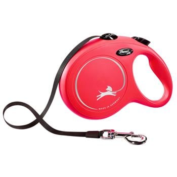 Flexi New Classic Roulette Leash with Tape L Up to 50kg 5m Red - buy, prices for MasterZoo - photo 1