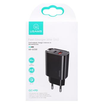 Устройство зарядное Usams USB+USB-Type-C - купить, цены на - фото 3