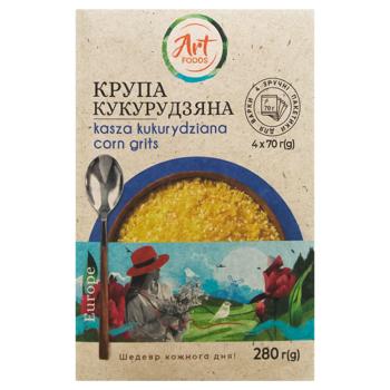 Крупа кукурудзяна Art Foods в пакетиках 4х70г - купити, ціни на Ідеал - фото 2