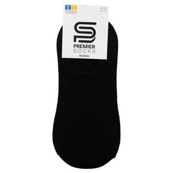 Premier Socks Women's No-Show Socks s.23-25 Black