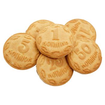 Печиво ХБФ Монетки ваг. ваг - купить, цены на Grono - фото 1