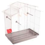 Priroda Nimfa Bird Cage 78x48x82cm Chrome/Grey