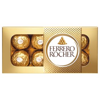 Цукерки Ferrero Rocher з лісовим горіхом 100г - купити, ціни на КОСМОС - фото 2
