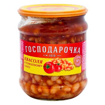 Hospodarochka Canned Bean in Tomato Sauce 450g - buy, prices for Vostorg - photo 1