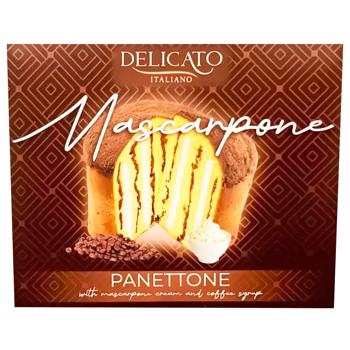 Delicato Italiano Mascarpone Panettone with Сoffee Сream and Mascarpone 750g - buy, prices for Za Raz - photo 1