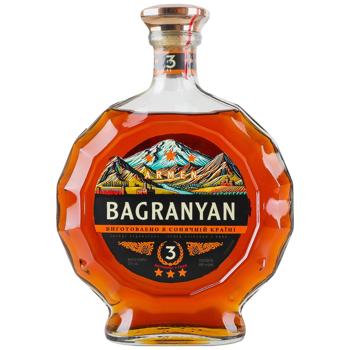 Armen Bagranyan 3 Years Brandy 37% 0.5l - buy, prices for Epicentr FOOD - photo 1