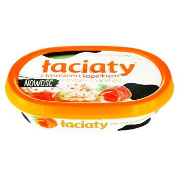 Laciaty Cream-cheese with Salmon and Dill 58% 135g - buy, prices for Grono - photo 1