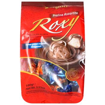 Конфеты Vergani Roxy с орехом и молочным кремом 100г - купить, цены на КОСМОС - фото 1
